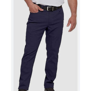 Men's Pebble Beach 5 Pocket Pants W34XL32 Navy Blue